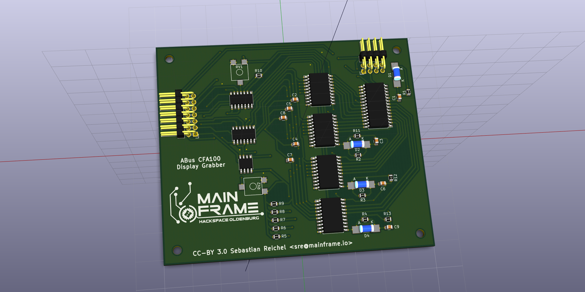 The resulting PCB